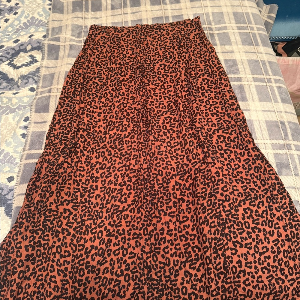 American Eagle Leopard Print Women's Skirt L